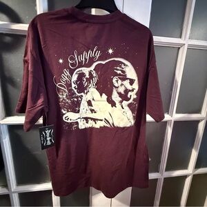 Snoop Dogg Supply Maroon Graphic Tee